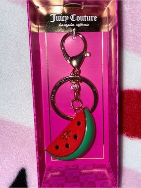 NWT Juicy Couture Watermelon Keychain/ Bag Charm